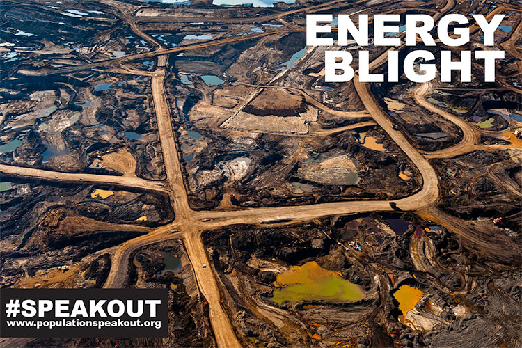 Aerial View of Tar Sands Region